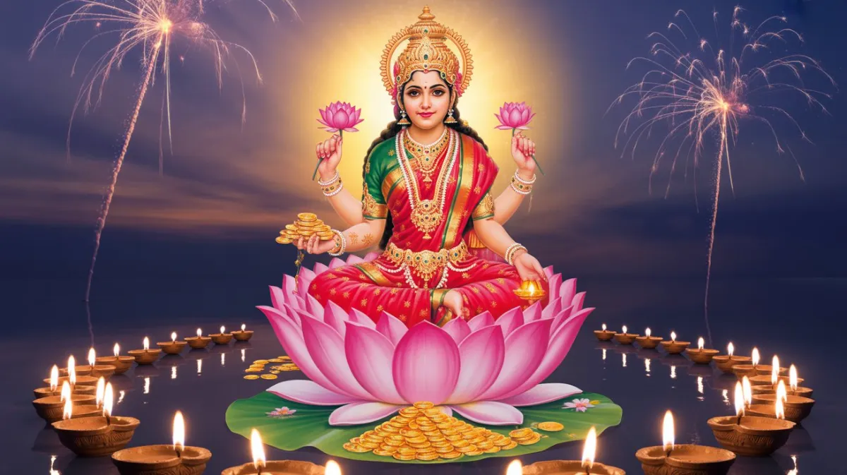 Top 60 Lord Lakshmi Image Prompts for Diwali | Divine AI Art Ideas