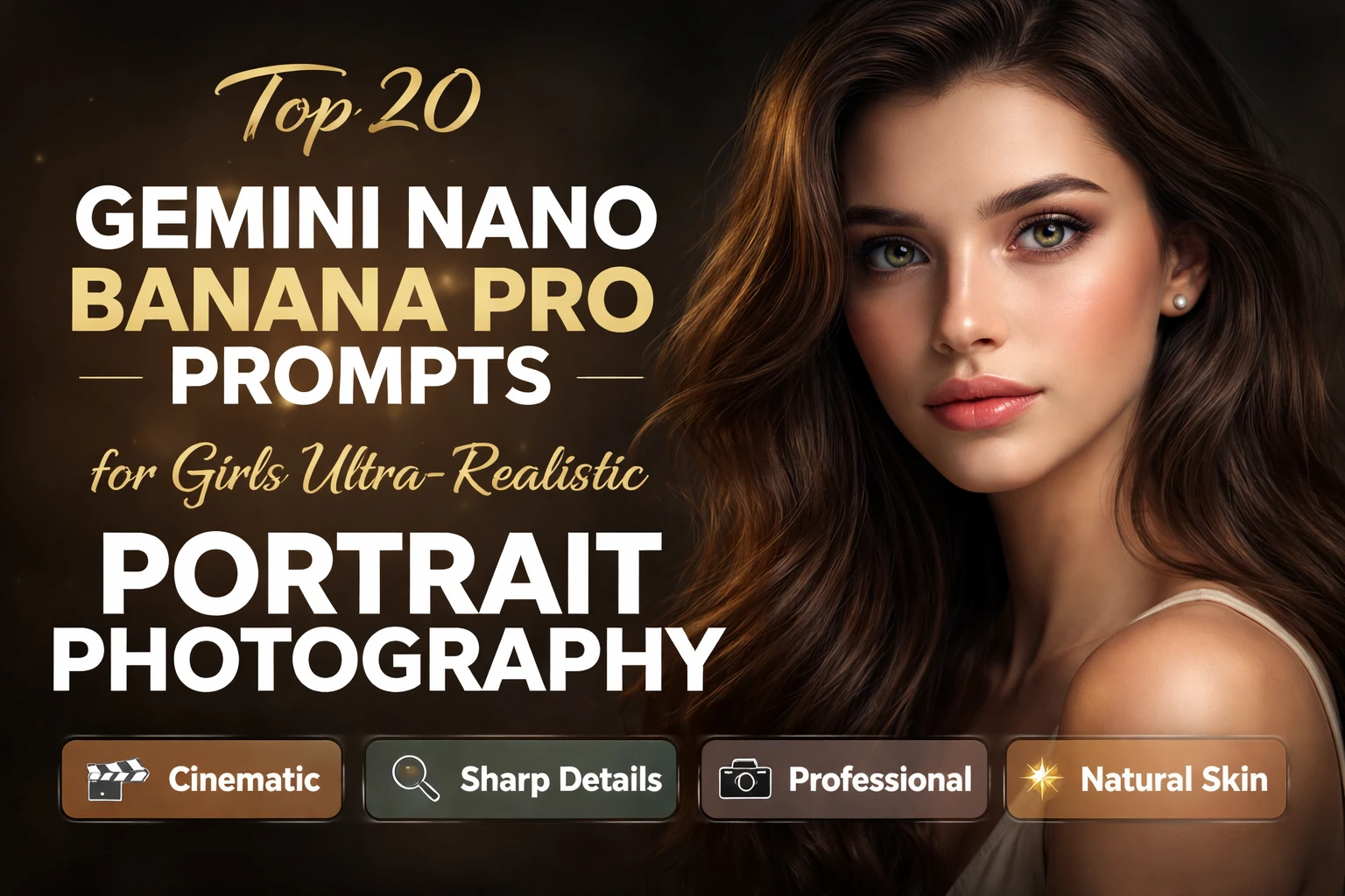 Top 20 Gemini Nano Banana Pro Prompts for Girls Ultra-Realistic Portrait Photography