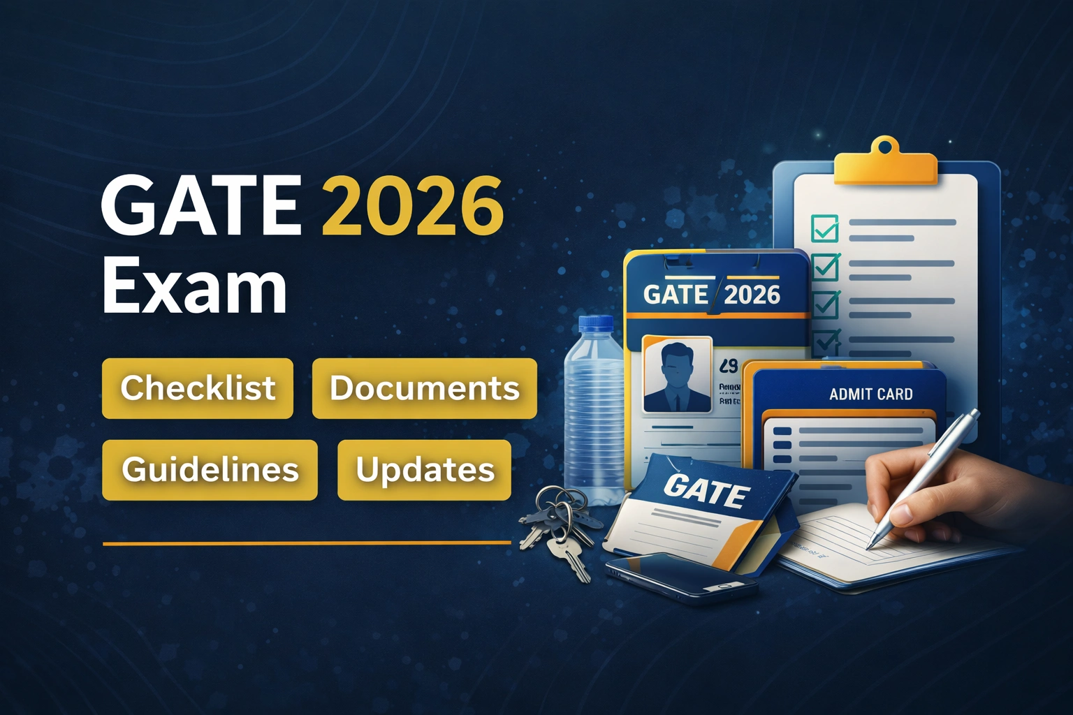GATE 2026 Exam News: Exam Day Checklist, Documents, Guidelines & Updates