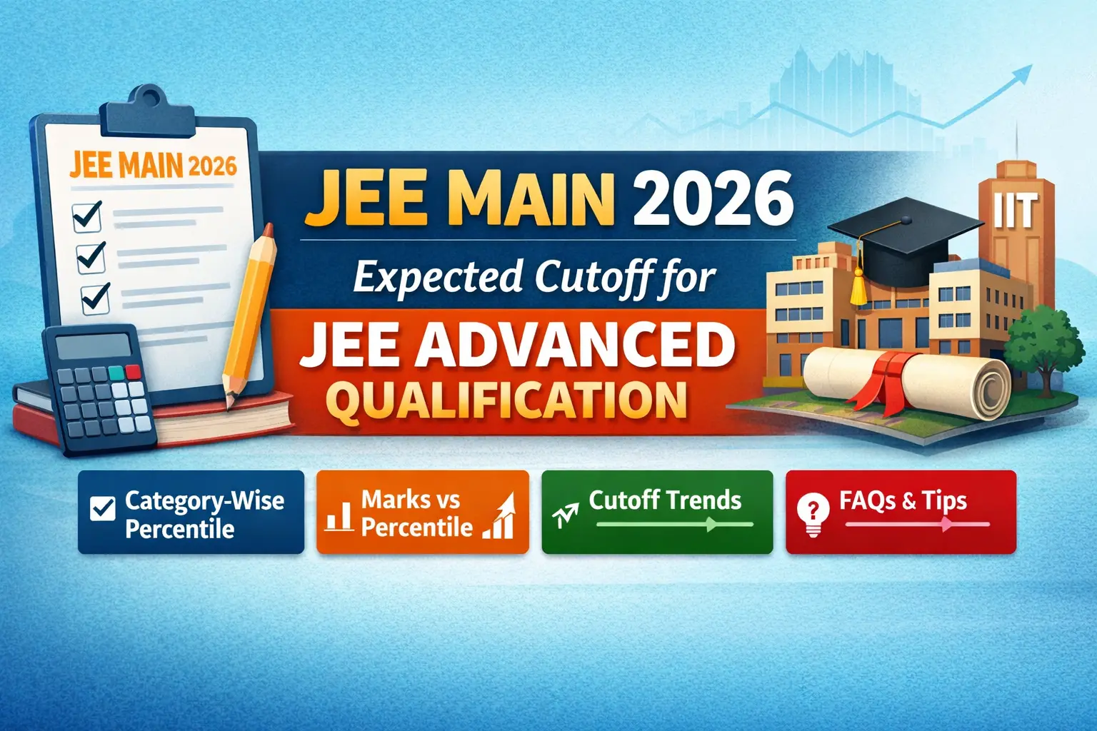 JEE Main 2026 Expected Cutoff for JEE Advanced | Category-Wise Percentile
