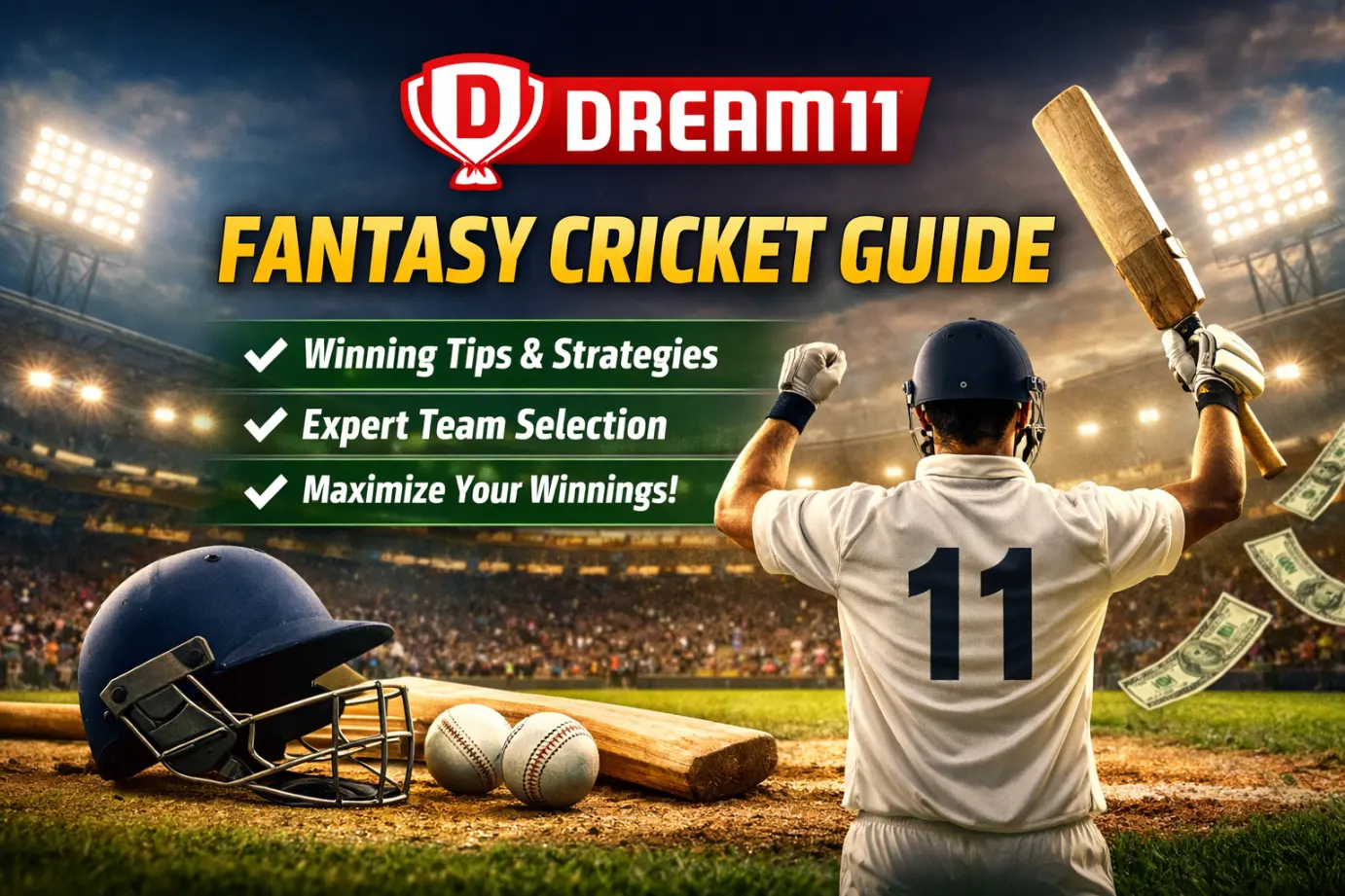 Dream11 Fantasy Cricket Guide 2026 | Winning Tips, Strategies & Tricks