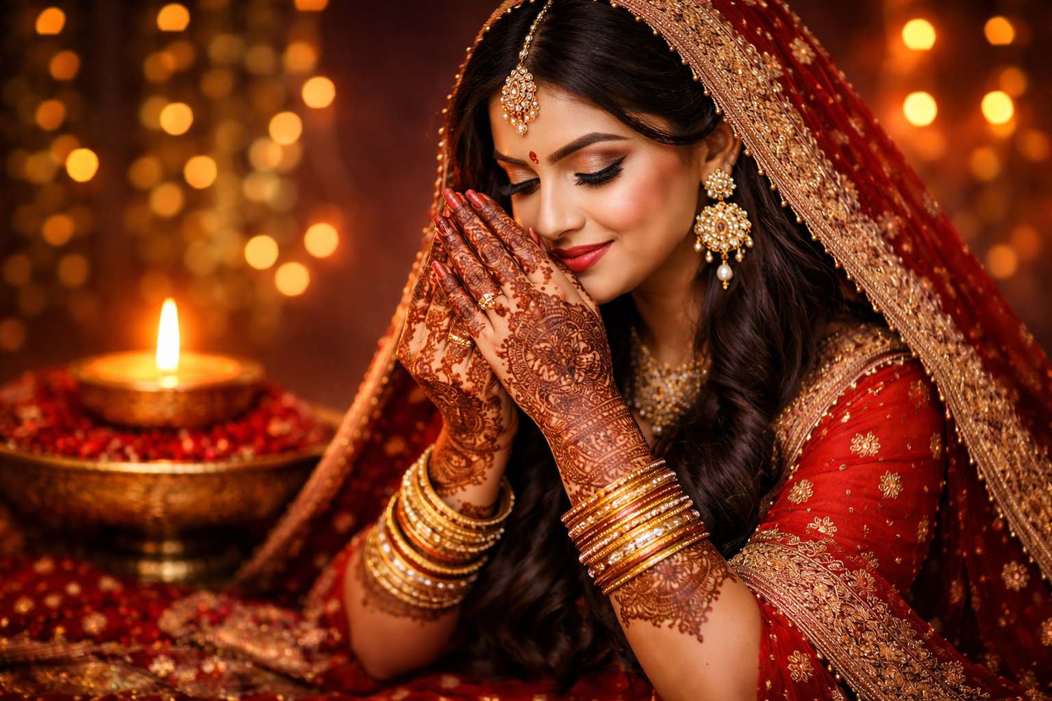 200+ Mehndi Design AI Prompts for Girls (Viral & Trending)
