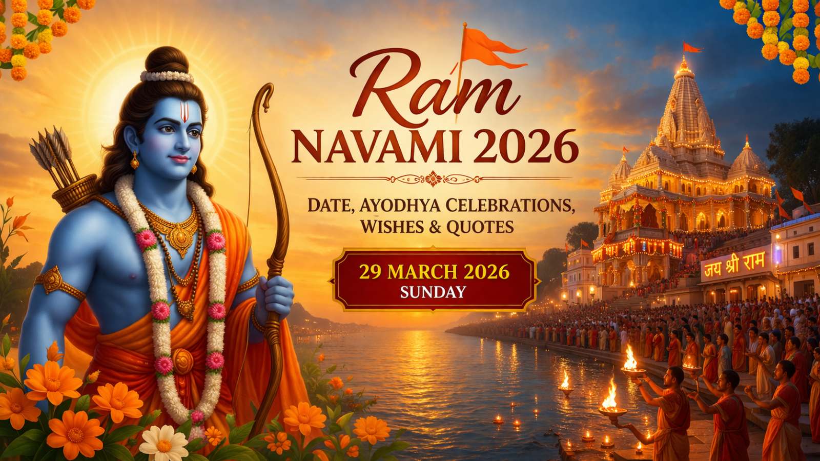 Ram Navami 2026 Date, Wishes, Status, Quotes & Ayodhya Celebration Guide
