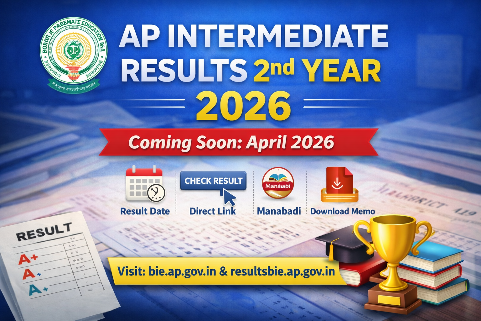 📢 AP Intermediate Results 2nd Year 2026: Complete Guide, Date, Link & Live Updates