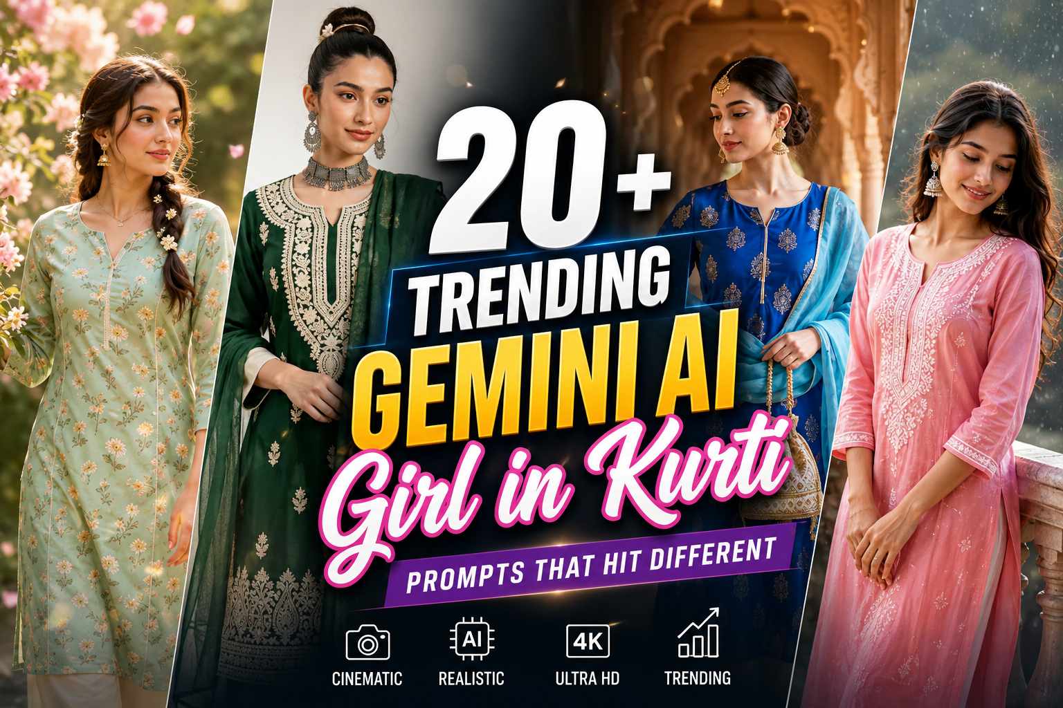 20+ Trending Gemini AI Girl in Kurti Prompts That Hit Different